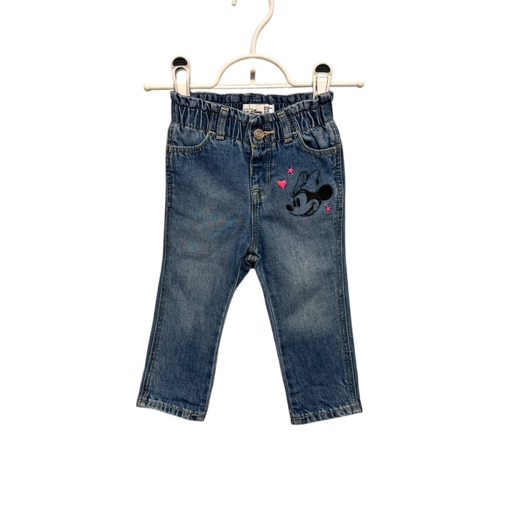 ⭐️ 5/$30 Gap Kids Disney Minnie Mouse Jeans size 12-18 Months
